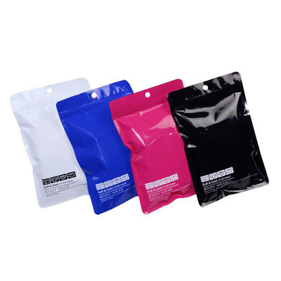 Resealable Non Leakage Printed Plastic Packaging Bag Multicolor